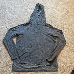 Kyodan Heathered Gray Hooded Top